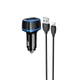 Зарядне автомобільне BOROFONE BZ14 Max (2USB 2.4A) Lightning Чорний - зображення 1