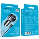 Зарядне автомобільне BOROFONE BZ14 Max (2USB 2.4A) Lightning Чорний - зображення 2