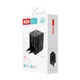 Зарядне мережеве XO WL01 (UK/EU/US) (2USB 2.1A) Чорний - изображение 2