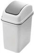 Ведро для мусора MBM HOME с крышкой BIN-12 10 л Серое (BIN-12 10L GRAY) - изображение 1