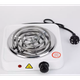 Електрична настільна плита Hot Plate JX-1010B 1000 Вт переносна спіральна варильна панель на 1 конфорку 15.5 см з терморегулятором живлення від мережі Біла - зображення 2
