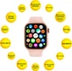 Смарт-часы Aura X2 Pro 44mm Pink (SWAX244P) - изображение 2