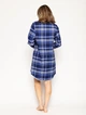 Халат женский Cyberjammies Riley 9458 20/3XL Синий в клетку (5051877411067) - изображение 3