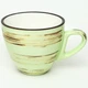 Чашка чайна Wilmax Spiral Pistachio 300 мл (WL-669136/A) - зображення 1