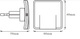 Ночник 0.30W 220V 3lm 3000K 58x60x60mm [4058075227934] Ledvance LUNETTA Slim в розетку - изображение 3