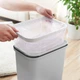 Відро для сміття MBM HOME з кришкою BIN-12 15 л Сірий (BIN-12 15L GRAY) - зображення 5