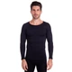 Термофутболка для активного спорта мужская Sibote 2043 размер 2XL-3XL (180-185см) Black - изображение 3
