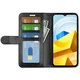 Классический чехол-книжка Deexe Wallet Style для Xiaomi Poco M5 - Black - изображение 2