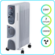 Масляный обогреватель NIKURA НY-C3-7F 1500W 7 секций, с конвекцией воздуха, белый - изображение 1