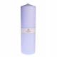 Свічка парафінова Pom Pom Candles, 20 х 6.5 см, без запаху, 100 годин горіння, блакитна - зображення 1