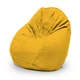 Кресло-мешок SanchoBAG Груша Велюр L 130x90 см Butternut (kmg1001-v101-l) - изображение 2