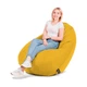 Кресло-мешок SanchoBAG Груша Велюр L 130x90 см Butternut (kmg1001-v101-l) - изображение 3
