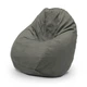 Кресло-мешок SanchoBAG Груша Велюр L 130x90 см Gray (kmg1001-v103-l) - изображение 2