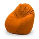Кресло-мешок SanchoBAG Груша Велюр L 130x90 см Orange Ochre (kmg1001-v112-l) - изображение 2