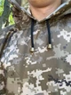 Плащ-палатка міцної та легкої вологонепроникної тканини 145*240 см.Колір: пиксель - изображение 4