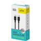 Дата кабель USB Type-C to Type-C 1.2m CB-TT11 black Piko (1283126504105) - изображение 2