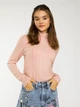 Подростковая водолазка-гольф для девочки Reporter Young 223-0770G-07-600 146 см Пудровая (5900703828039) - изображение 1