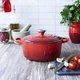 Набор посуды Le Creuset с очистителем Cerise (lc_set3_cerise) - изображение 2