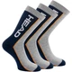 Носки Head Performance Crew 3-pack 39-42 gray/blue 781011001-870 - зображення 2