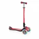 Самокат Globber Elite Deluxe My Free Fold Up Lights 444-402 червоний (sa-18172) - зображення 1