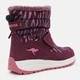 Детские зимние сапоги для девочки Kangaroos 18935-6347-30 30 Dk Ягода/Зебра (4066539105582) - изображение 4
