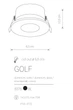 8376 Світильник вбудований Nowodvorski GOLF BLACK CN (30912) - зображення 2