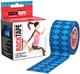 Кінезіо тейп RockTape Design 5x5 (Blue Argyle) - зображення 1