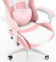 Компьютерное геймерское кресло Hell's Chair Rainbow PINK-WHITE - изображение 9