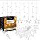 Уличная гирлянда бахрома Springos 2 м 138 LED CL4017 Mix - изображение 1