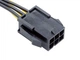 Перехідник для відеокарти 6 -> 8 pin 18AWG 22 см PCI-E кабель GPU (534519808-1) Чорно-жовтий - зображення 2