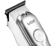 Беспроводная машинка для стрижки волос, усов и бороды с USB зарядкой VGR V-071 серебристая 5W (24322-V-071_277) - изображение 5