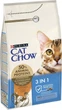 Сухой корм для кошек Purina Cat Chow 3 в 1 с индейкой 1.5 кг (7613034155139) - изображение 2