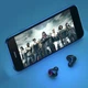 Бездротові Bluetooth навушники TWS М12 з LED підсвічуванням індикатором заряду павербанком та сенсорами керування Чорні - зображення 9