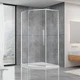 Душевая кабина Dusel DL197H Chrome, 90х90х190, пятиугольная, профиль хром, стекло прозрачное - изображение 1
