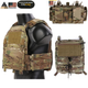 Плитоноска-тактичний швидкознімний військовий жилет Emersongear Quick Release LAVC ASSAULT PLate Carrier Multicam EM7404MC-1 - зображення 4