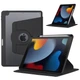 Чохол Galeo Hybrid Rotating Stand для Apple iPad 7/8/9 10.2" (2019/2020/2021) Black - изображение 1