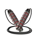 Скакалка тренировочная спортивная скоростная PowerPlay 4210 Power Weighted Jump Rope Черная (2,7m.) (OPT-4201) - изображение 4