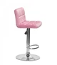 Крісло високе для перукарні, візажиста, персоналу, клієнта 4YOU Арно Бар CH - BASE бархат рожевий 1025 - изображение 4