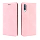 Чехол Taba Retro-Skin для Samsung Galaxy A30S / A307 книжка кожа PU с визитницей розовый - изображение 7