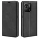 Чехол Taba Retro-Skin для Xiaomi Redmi 10C книжка кожа PU с визитницей черный - изображение 1