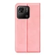 Чехол Taba Retro-Skin для Xiaomi Redmi 10C книжка кожа PU с визитницей розовый - изображение 5