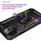 Чехол Shield для Iphone 13 Pro Max бампер противоударный с подставкой Black - изображение 4