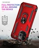 Чехол Shield для Iphone 13 Pro Max бампер противоударный с подставкой Red - изображение 5