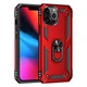 Чехол Shield для Iphone 13 Pro Max бампер противоударный с подставкой Red - изображение 7