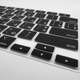 Накладка на клавиатуру Fruct для MacBook Air 13 2020/MacBook Air 13 M1 (2021) US Черная Украинские буквы - изображение 3