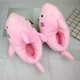 Тапочки игрушки комнатные Kigurumi Акула Теплые Домашние Мужские Розовые 38-42 (3144) - изображение 4