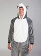 Піжама Кігурумі для чоловіків My Kigu Хаскі Сіра М 155-165 см (1090) - зображення 1