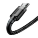Кабель Baseus cafule Cable USB For Micro 2.4A 0.5M Gray+Black (CAMKLF- AG1) - изображение 6