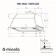 Вытяжка полновстраиваемая Minola HBI 5622 WH 1000 LED - изображение 8
