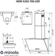 Вытяжка декоративная наклонная Minola HDN 5202 BL/INOX 700 LED - изображение 2